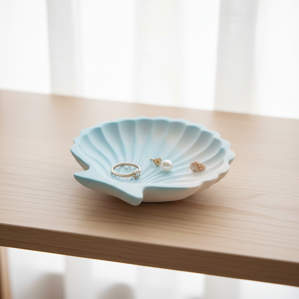Vide poche coquille Saint-Jacques – fond étagère
